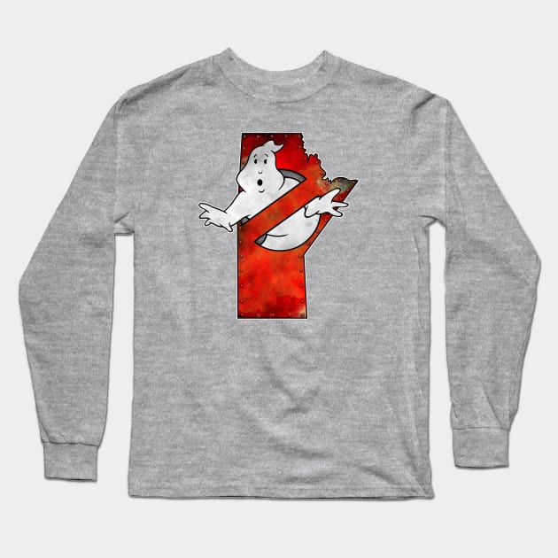 Manitoba Ghostbusters:Afterlife Logo Long Sleeve T-Shirt by Manitoba Ghostbusters 